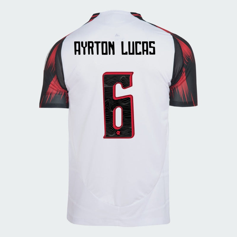 Camisa Adidas Flamengo 2025/26 II AYRTON LUCAS N° 6